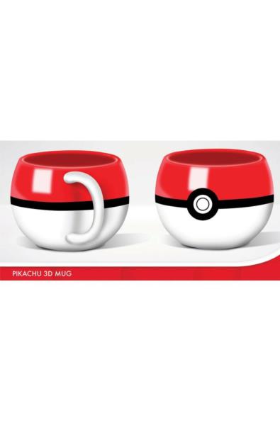 Pokemon - kubek 3D pokeball