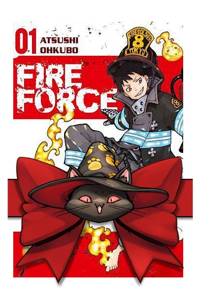 Fire force 1-15 (pakiet) + karty postaci