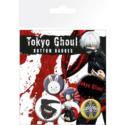 Tokyo Ghoul Pin-Pack Buttons 6-Pack Mix
