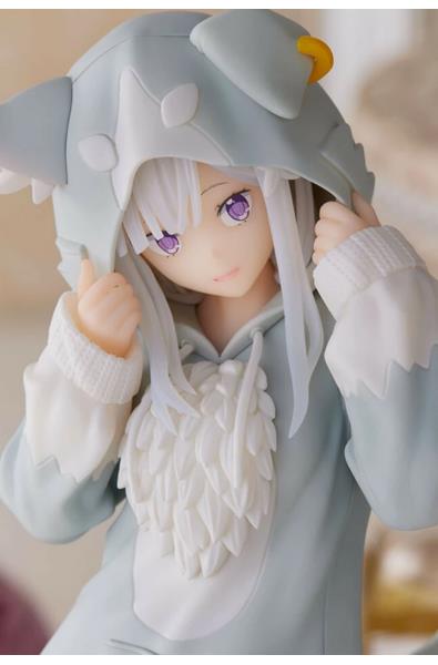 Re:Zero Starting Life in Another World SPM PVC Statue Emilia The Great Spirit Puck 21cm