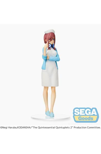 The Quintessential Quintuplets 2 SPM PVC Statue Miku Nakano Nurse Ver. 21 cm
