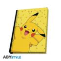 Zestaw Duża Szklanka + magiczny kubek + notes Pikachu Pokemon