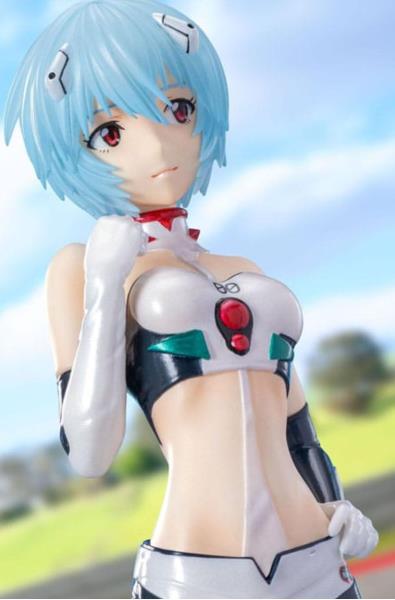 Evangelion Luminasta PVC Statue Evangelion Racing Rei Ayanami Pit Walk 21 cm