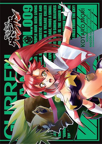 Przebijający niebosa Gurren Lagann 09 + karto-naklejka