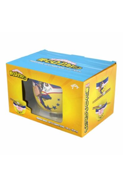 My Hero Academia Ramen Bowl with Chopsticks All Might 414 ml