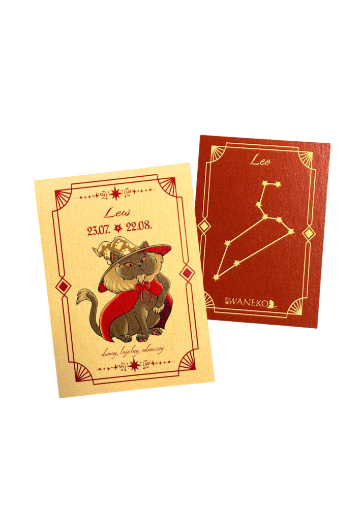 ✦Karty Zodiaku - Lew