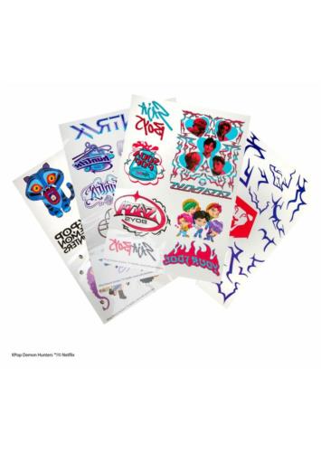 KPop Demon Hunters Tattoo Stickers KPop Demon Hunters
