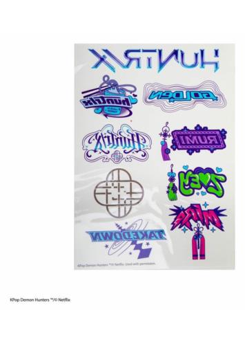 KPop Demon Hunters Tattoo Stickers KPop Demon Hunters