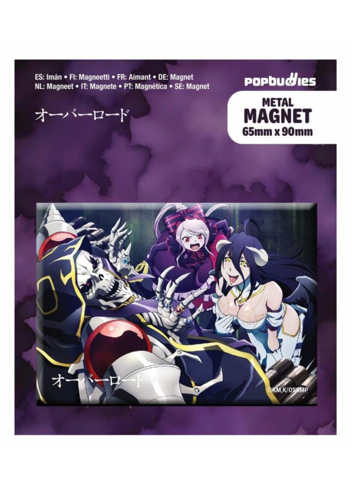 Overlord Fridge Magnet Albedo Having Fun