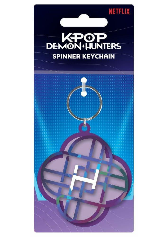 KPop Demon Hunters Metal Keychain Spinner Huntrix