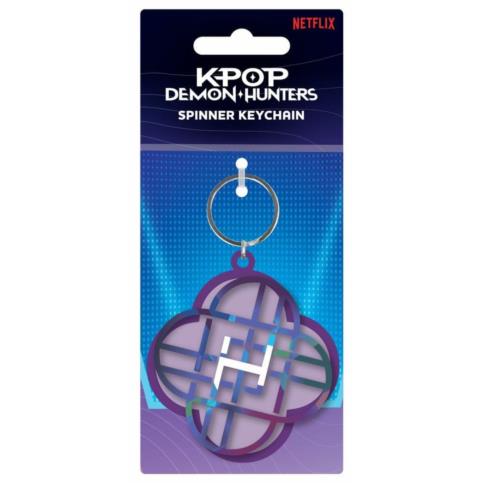 KPop Demon Hunters Metal Keychain Spinner Huntrix