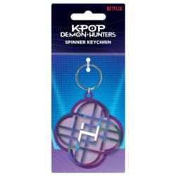 KPop Demon Hunters Metal Keychain Spinner Huntrix